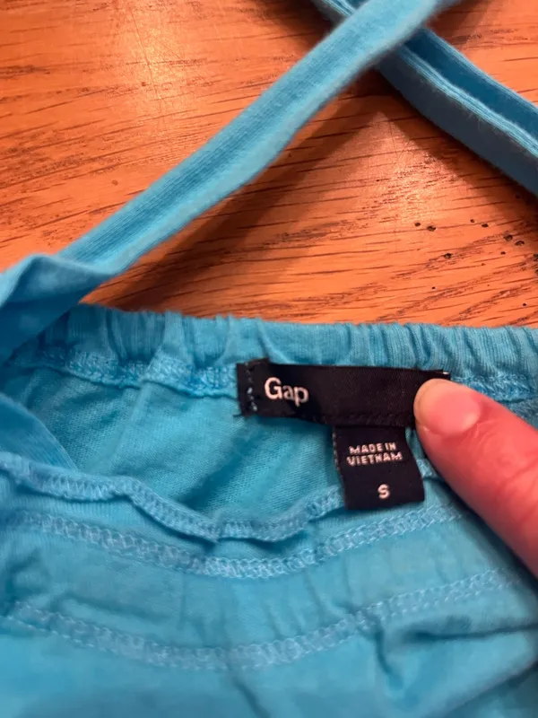 GAP Light Blue Adjustable-Strap Tank - Image 2