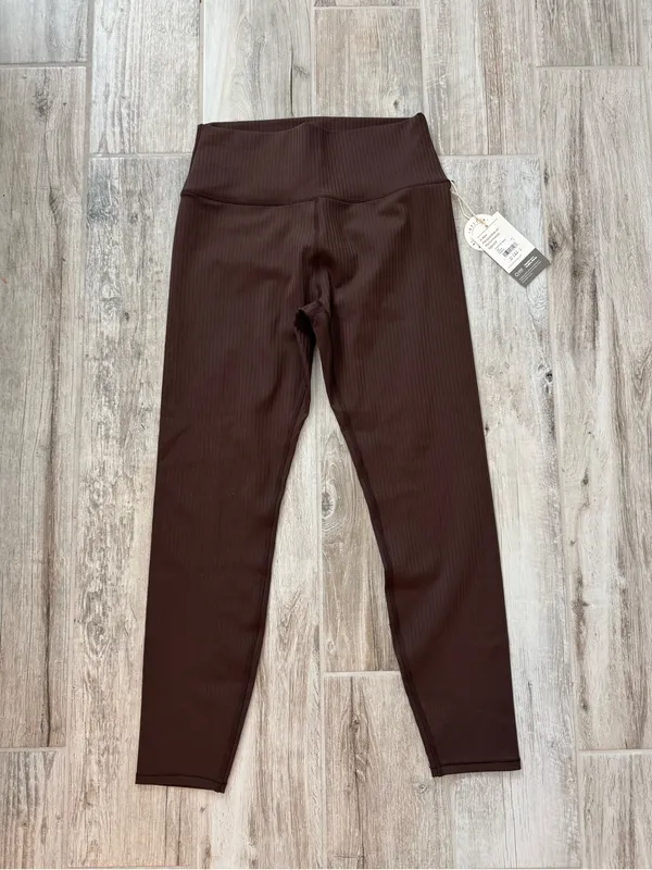 Vuori Brand New Women’s Inversion Ribbed Legging In Java Medium - Image 5