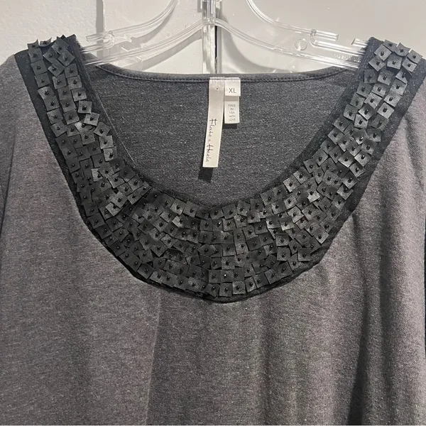 Flats and Heels Embellished Sweater Blouse - Image 2