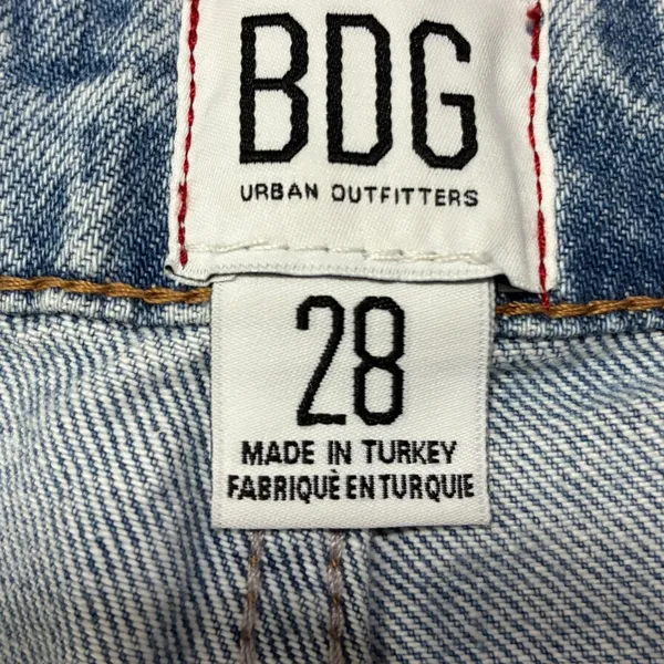 BDG Urban Outfitters Light Wash Distressed Flare Jeans Size 28 - Image 6