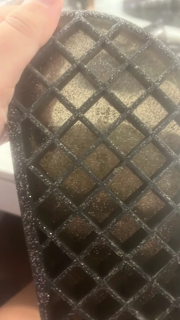 Glitter Slides Black Size 9 - Image 3
