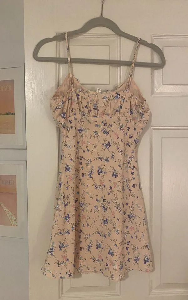 Pink Floral Dress - Image 2