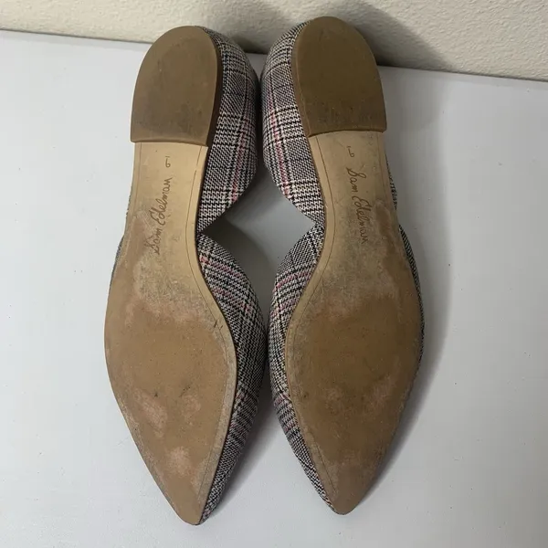 Sam Edelman Rodney D'Orsay Flats Glen Plaid Pattern Sz 9 Pointed Toe - Image 10