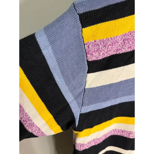 BDG‎ Urban Outfitters Striped Oversized Sweater Black Yellow L Boyfriend Fit - Image 5