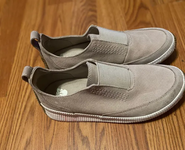 Sorel : out n about tan slip on women's shoes soft taupe size 7 - Image 5