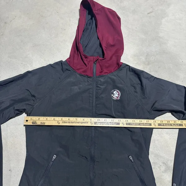 Columbia Florida State Seminoles FSU Tapered Hoodie Women's Lightweight SZ S Full Zip - Image 4
