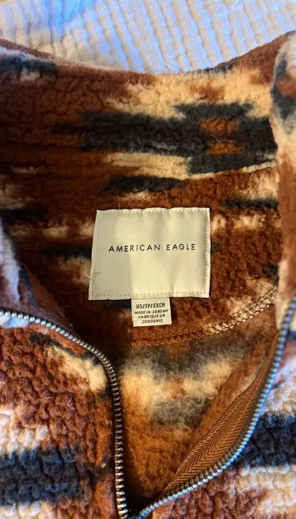 American Eagle Outfitters Sherpa Quarter Zip - Image 2