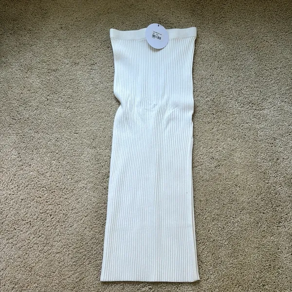 Princess Polly Tanna Midi Skirt Cream - Image 2