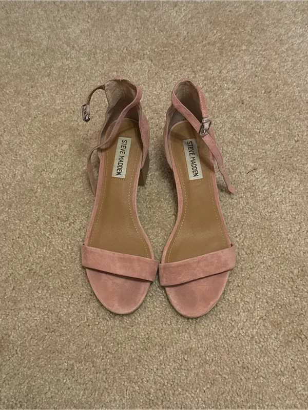 Steve Madden Rose Suede Block Heels - Image 2