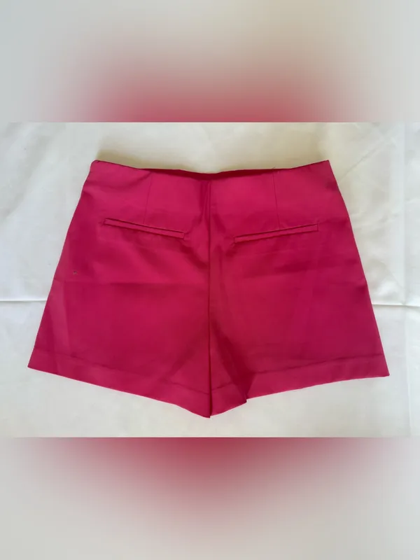 Zara Hot Pink Mini Skort Size Small - Image 3
