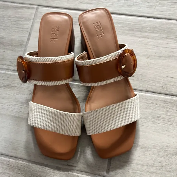 Nordstrom Rack Blake Heeled Slide Sandal size‎ 8 - Image 3