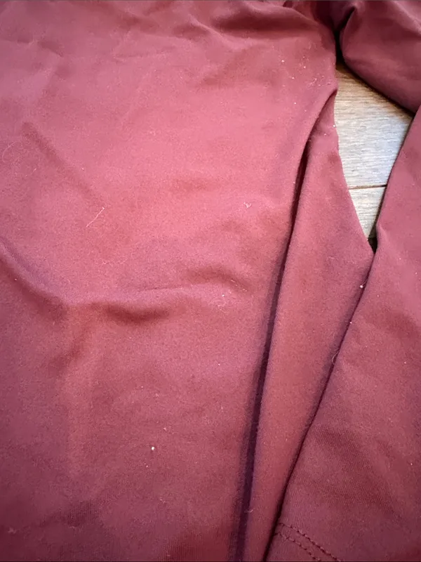 Abercrombie & Fitch Burgundy Soft A&F Long Sleeve Bodysuit Medium - C27-132 - Image 11