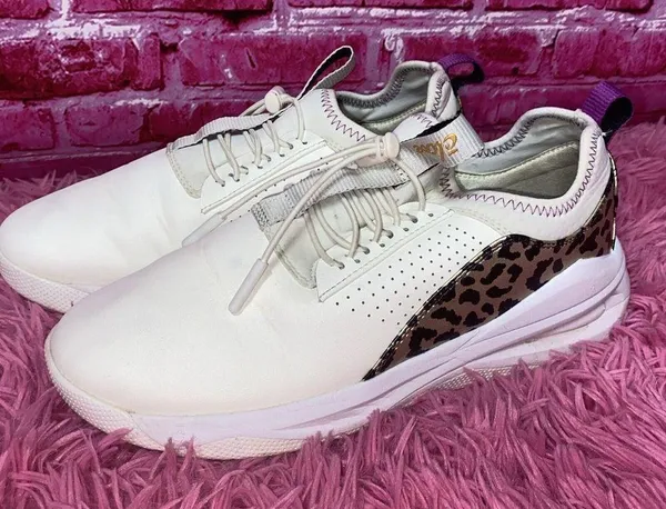 Women's Clove Nursing Shoe Size 8 White Leopard Purple‎ - Image 8