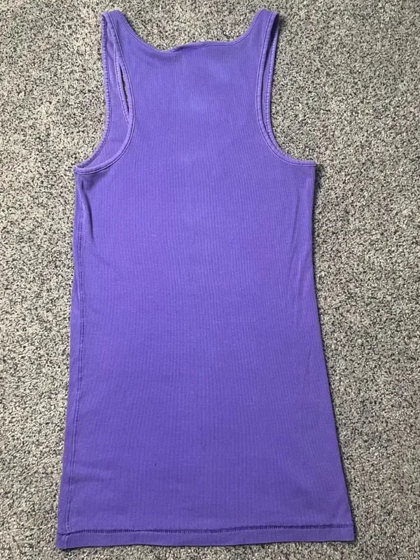 Y2K purple Victorias Secret PINK tank top - Image 2