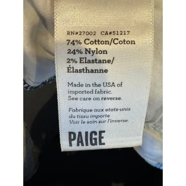 Paige‎ Jeans Women 27 Blue Medium Wash Denim Ankle Faded Skyline Skinny - Image 12