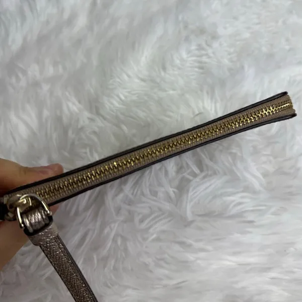 COACH Gold Slim Wristlet - Image 4