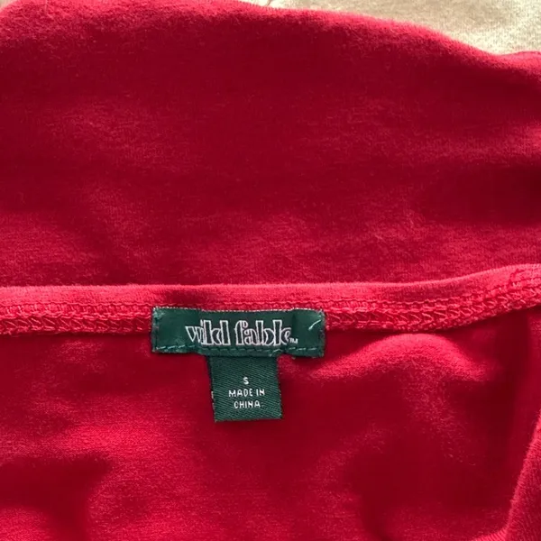 Wild Fable Red‎ Tank Top Sz SM - Image 2