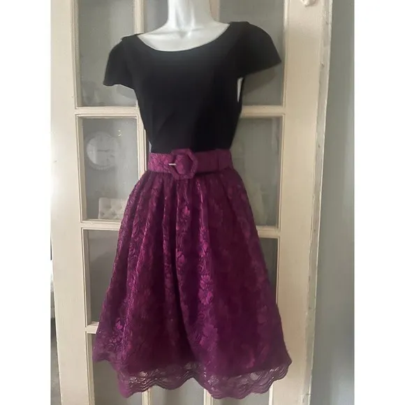 Alice‎ and Olivia Lace Dress - Image 6