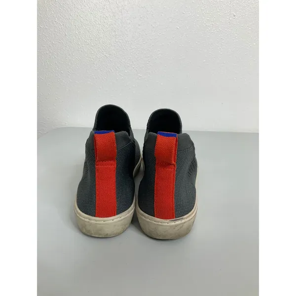 Rothys The Chelsea Slate Grey Knit‎ Slip On High Top Sneakers Womens 8 - Image 4