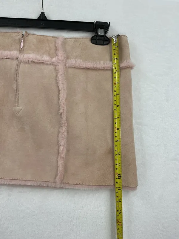 UGG Pink Trim Suede Shearling Piece 782 - Image 7