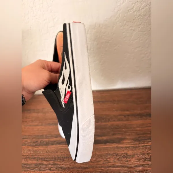 Vans Slip-on Mule Black White Asap Rocky Men's Fashion Skate mens 6.5 wmns 8.0 - Image 6