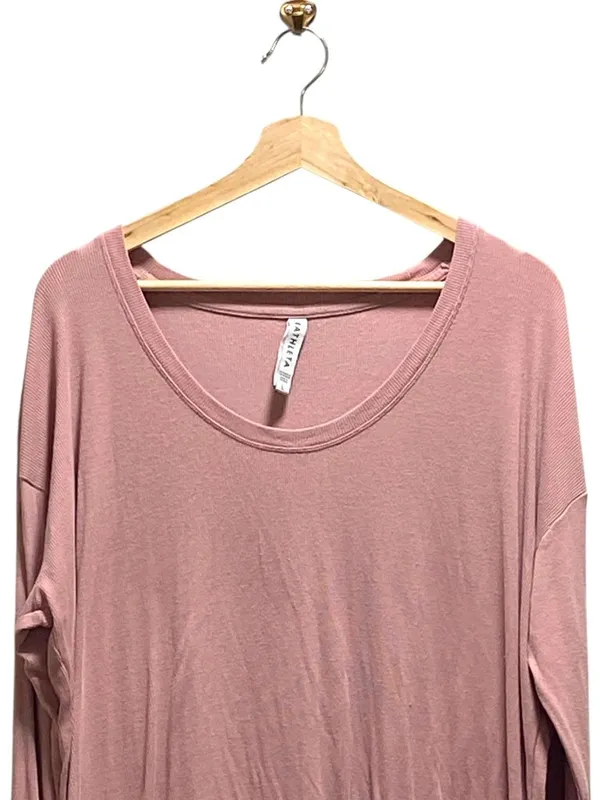 Athleta Cloud Light Scoop Neck Top Pink Size L Athletic Workout Gym Athleisure - Image 6