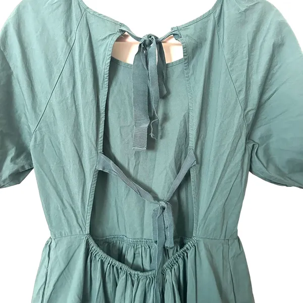 PETER‎ SOM Ruffled Puff Sleeve Mini Dress Sz 6 - Image 6