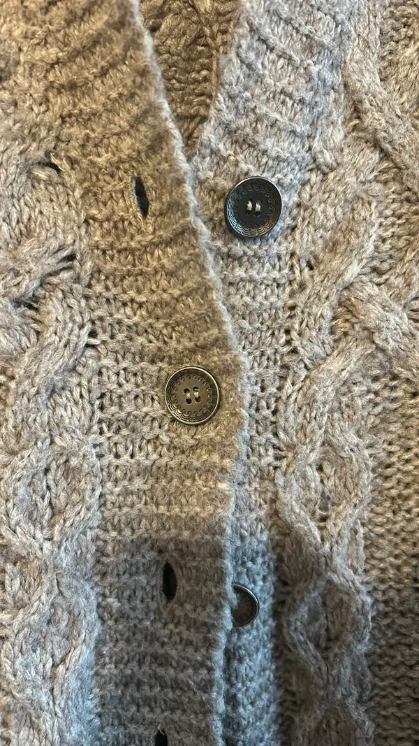 Free People Crochet Cardigan Knit - Image 2