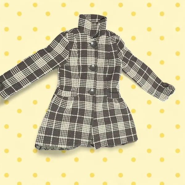 Macy's Plaid peacoat - Image 7