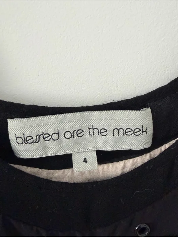 Revolve X Bless’ed are the Meek Straight to the Point Black Y2K Punk Mini Dress - Image 5