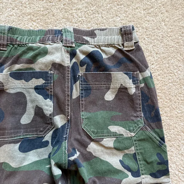 Forever 21 Casual Green Denim Camo Pants - Image 5