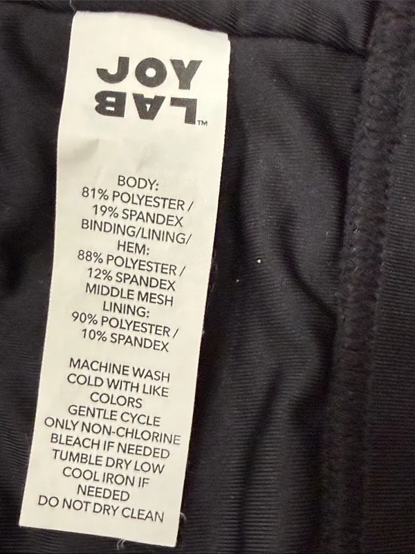 Joy Lab NWOT Black Sports Bra size M - Image 4