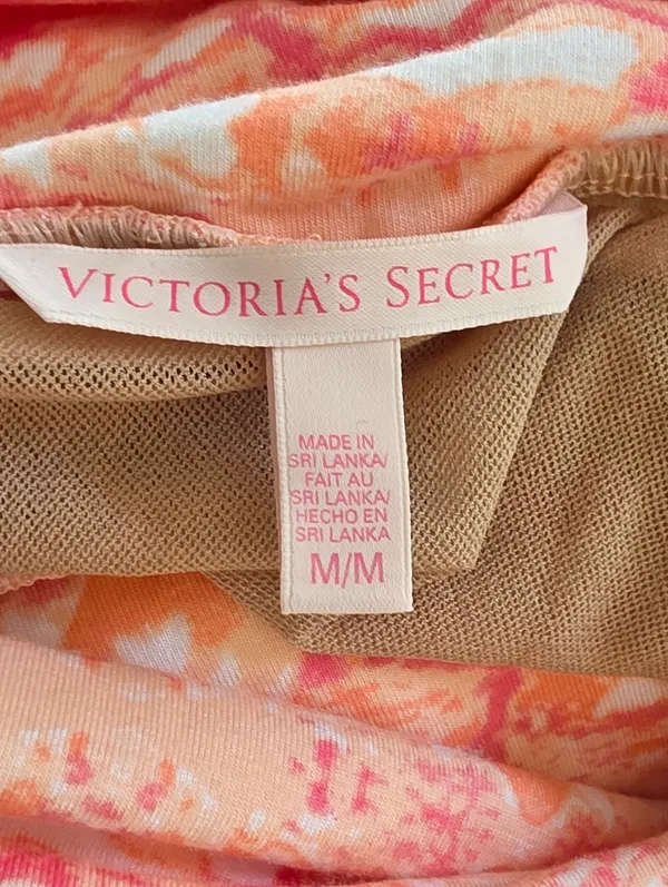 Victoria's Secret Strapless Floral Maxi Dress in Pink Medium - Image 11