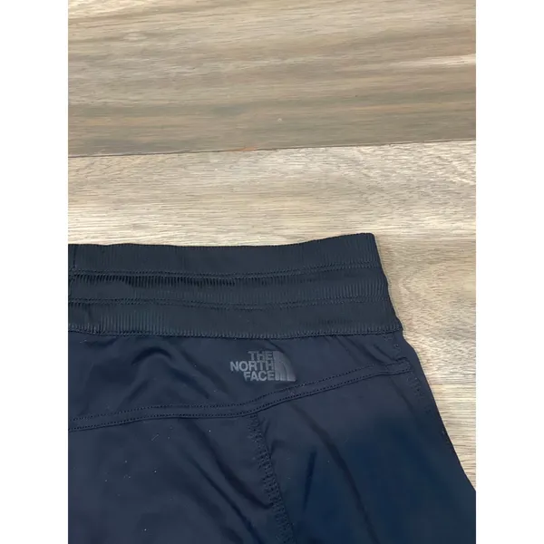 The North Face Ruched Joggers Size M Black Activewear Pants With Pockets - Image 9