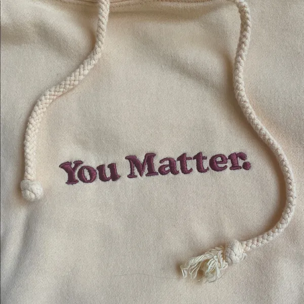 “You Matter” by Demetrius Harmon hoodie Yellow - Image 4