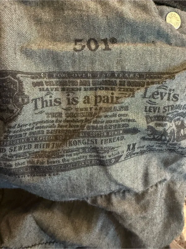 Levi’s 501 Original Fit Jeans Womens W34 L30 Black Sprout Straight Leg - Image 9