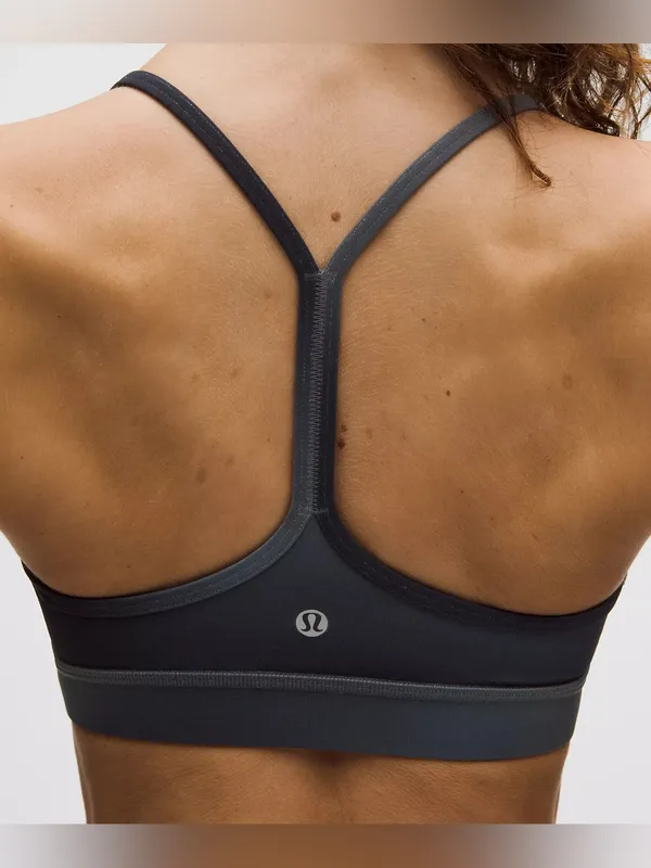 NWT Lululemon Flow Y Bra Nulu - Midnight Haze Mini Black Multi - 8 - Image 5