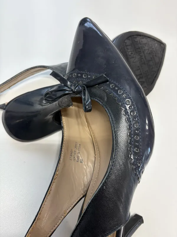 Ellen Tracy - Bindy- Dark Blue Classic Kitten-heel Pump - Size‎ 8. - Image 2