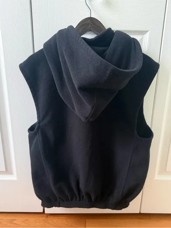 Free People Movement Higher Ground Fleece Vest in Black - Image 4