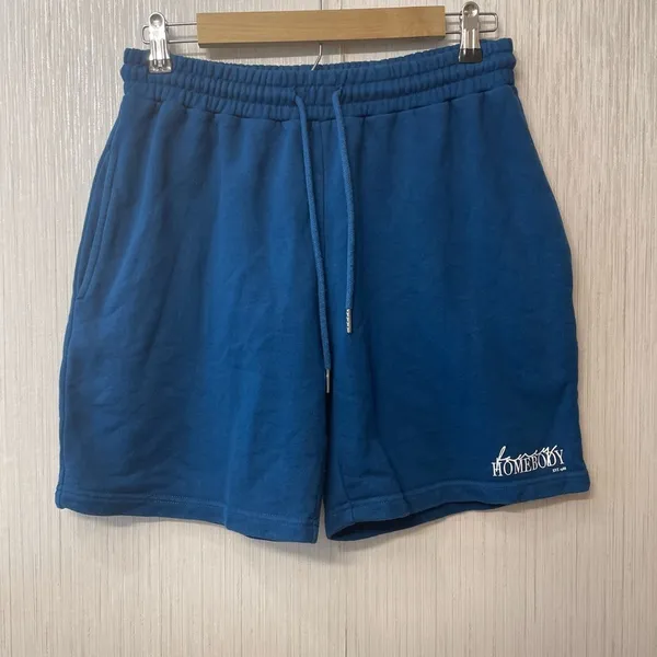 Fancy Homebody Matching Set - Blue Sweatshirt‎ & Shorts (Size M) - Image 4