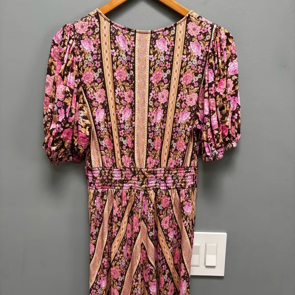 Spell & The Gypsy Enchanted Wood Dress in Rose Maxi M - Image 10