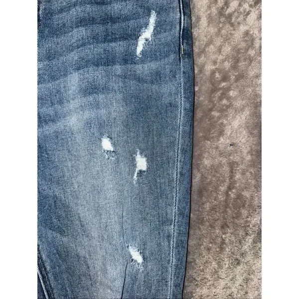 Vervet medium wash distressed straight leg jeans size 26 #750 - Image 9