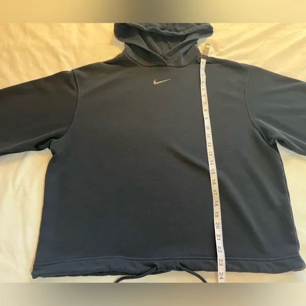 Nike women’s black Hoodie Sweater Size ‎ Small “oversize “ - Image 4