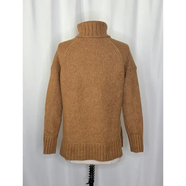 EVERLANE The Cloud Turtleneck Sweater Wool Alpaca‎ Heathered Chai Small - Image 9