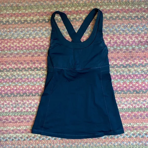 LULULEMON RUN STUFF YOUR BRA CROSS BACK ATHLETIC TANK TOP WORK OUT - Image 3
