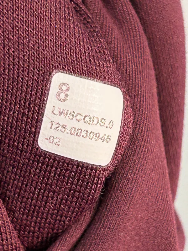 Lululemon Wunder Train High-Rise Tight 25" Size 8 Goodnight Plum NWT Authentic - Image 7