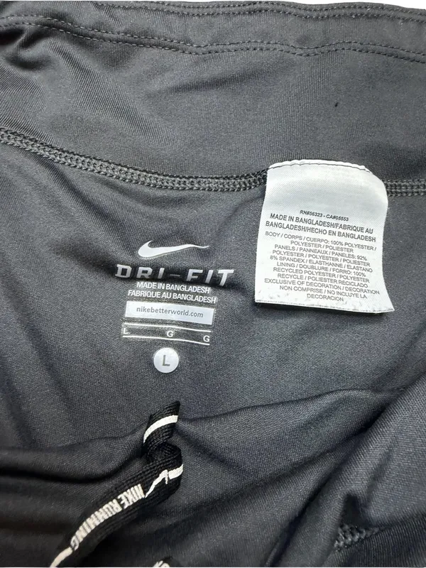 🏃 Nike Dri FIT Women’s Large 3” Running Athletic Shorts Lightweight Charcoal 🏃 - Image 3