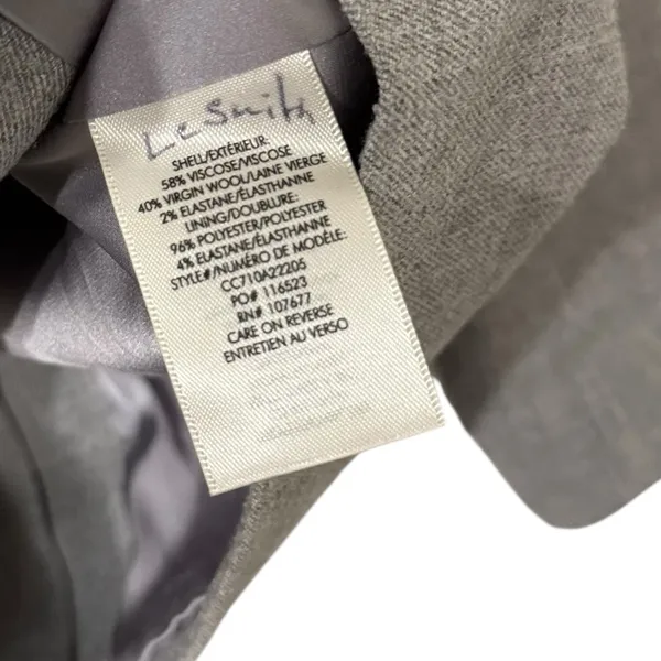 ALICE + OLIVIA Marion Wool Gray Blazer Jacket Coat - Image 7