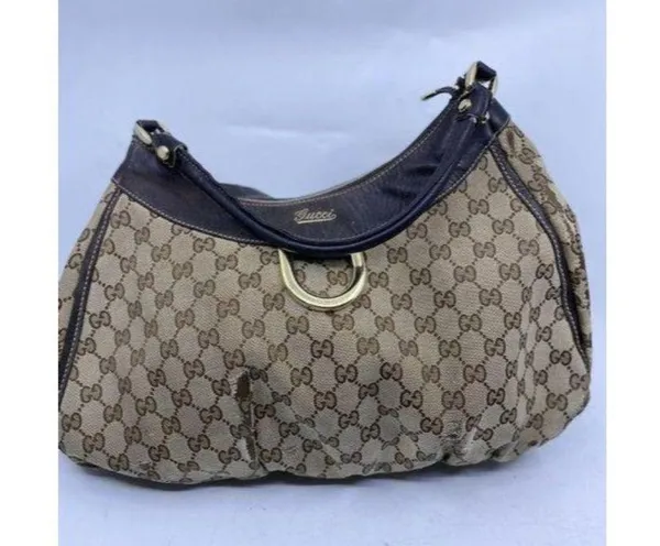 Gucci tote all over logo beige brown jacquard fabr - Image 2