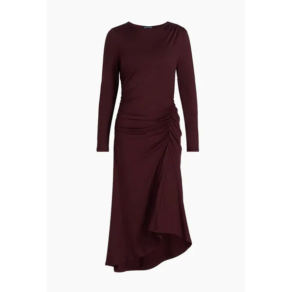 NEW Veronica Beard Theodora Midi Dress Raisin Red Size Small - Image 5